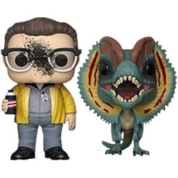 Figuren BESCHÄDIGTE BOX Pop! Jurassic Park Dennis Nedry und Dilophosaurus Limitierte Auflage Funko Pop Schweiz