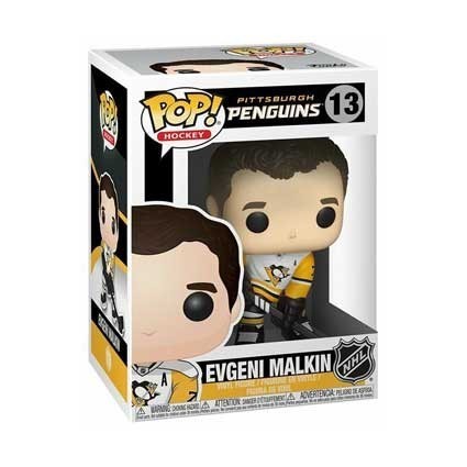 Figurine Pop! Sports Hockey NHL Penguins Evgeni Malkin Away Jersey (Rare) Funko Pop Suisse