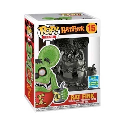 Figuren Pop! SDCC 2019 Rat Fink Grey Chrome Limitierte Auflage Funko Pop Schweiz