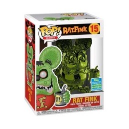 Figurine Pop! SDCC 2019 Rat Fink Green Chrome Edition Limitée Funko Pop Suisse