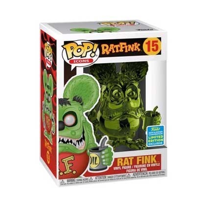 Figuren Pop! SDCC 2019 Rat Fink Green Chrome Limitierte Auflage Funko Pop Schweiz