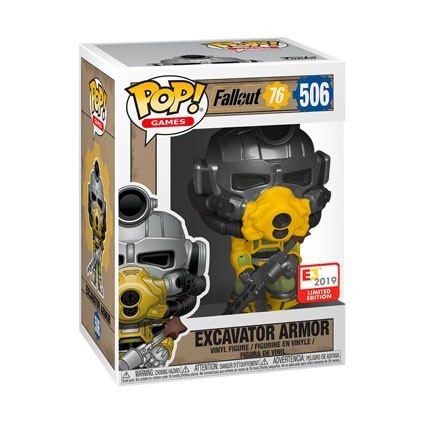 Figurine Pop! E3 Convention 2019 Fallout Excavator Armor Edition Limitée Funko Pop Suisse