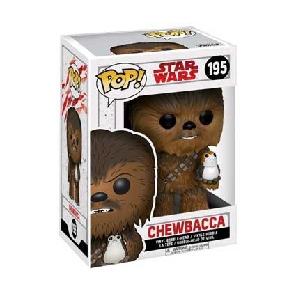 Figurine Pop! Star Wars The Last Jedi Chewbacca avec Porg (Rare) Funko Pop Suisse