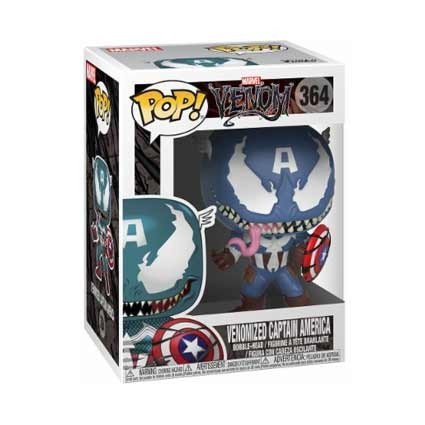 Figurine Pop! Marvel Venom Venomized Captain America (Rare) Funko Pop Suisse