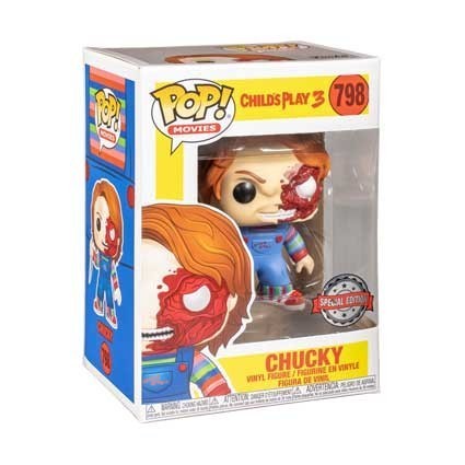 Figurine Pop! Child's Play Chucky Half Battle Damaged Limited Edition Funko Pop Suisse