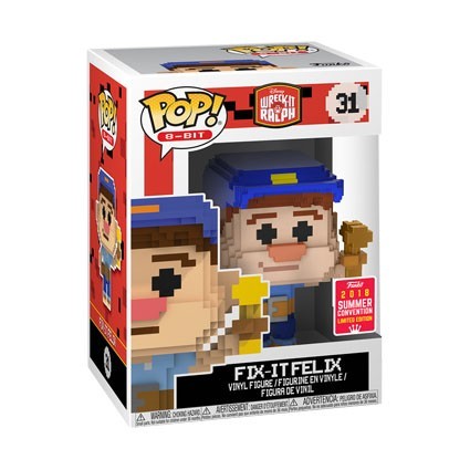 Figuren Pop! SDCC 2018 Disney Wreck it Ralph Fix It Felix 8-Bit Limitierte Auflage Funko Pop Schweiz