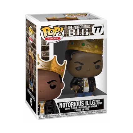 Figuren Pop! Music Notorious B.I.G. mit Krone (Selten) Funko Pop Schweiz