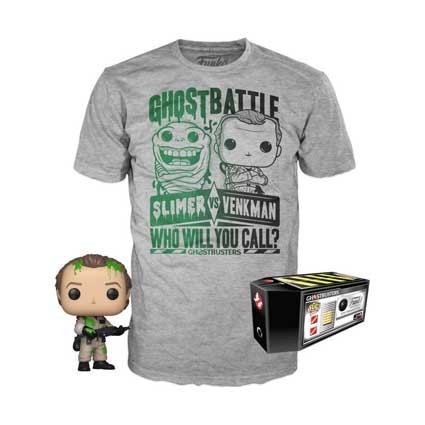 Figuren Pop! und T-shirt SOS Fantômes Dr. Peter Venkman limitierte Auflage Funko Pop Schweiz