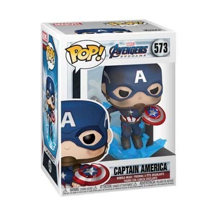 Figuren Pop! Marvel Marvel Avengers Endgame Captain America mit Broken Shield und Mjolnir (Selten) Funko Pop Schweiz