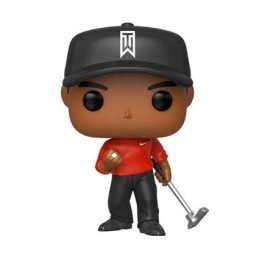 Figurine Pop! Golf Tiger Woods T-Shirt Rouge (Rare) Funko Pop Suisse
