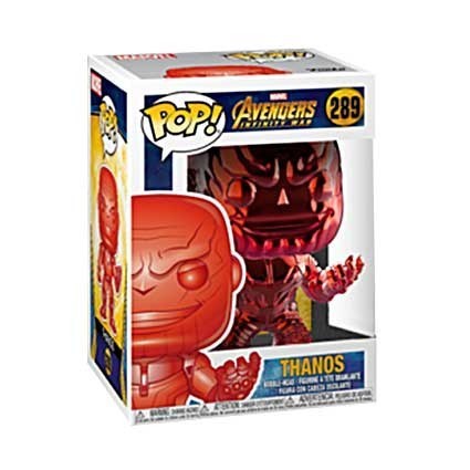 Figurine Pop! Avengers Infinity War Thanos Rouge Chrome Edition Limitée Funko Pop Suisse