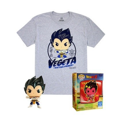 Figuren Pop! Metallisch und T-shirt Dragon Ball Z Vegeta Limitierte Auflage Funko Pop Schweiz