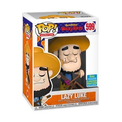 Figurine Pop! SDCC 2019 Hanna Barbera Wacky Races Lazy Luke Edition Limitée Funko Pop Suisse