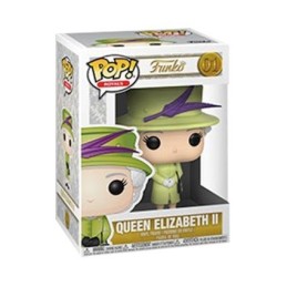 Figur Pop! Celebs Royal Family Queen Elizabeth II Green Outfit (Rare) Funko Pop Switzerland