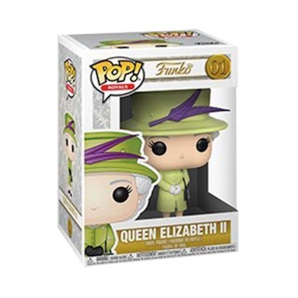 Figuren Pop! Celebs Royal Family Queen Elizabeth II Green Outfit (Selten) Funko Pop Schweiz