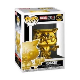 Figuren Pop! Marvel Studios 10 Anniversary the Guardian of the Galaxy Rocket Chrome Limitierte Auflage Funko Pop Schweiz