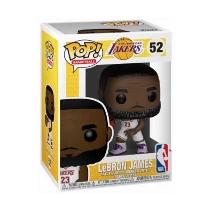 Figuren Pop! Basketball NBA Lakers Lebron James White Uniform (Selten) Funko Pop Schweiz