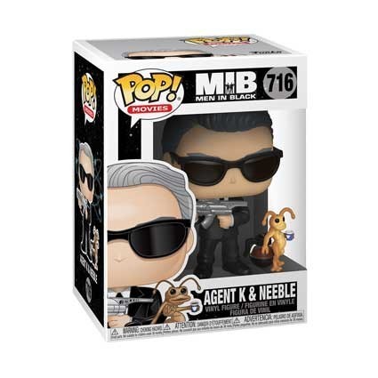 Figurine Pop! Men in Black Agent K avec Neeble (Rare) Funko Pop Suisse