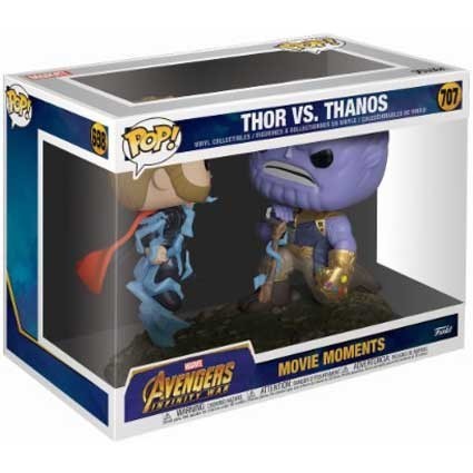 Figurine Pop! Movie Moments Marvel Avengers Infinity War Thor vs Thanos Funko Pop Suisse