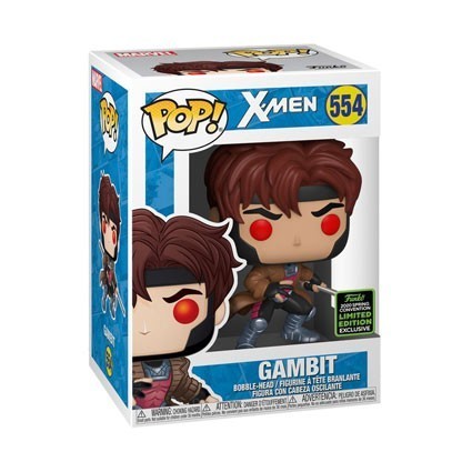 Figurine Pop! ECCC 2020 X-Men Gambit Classic Edition Limitée Funko Pop Suisse