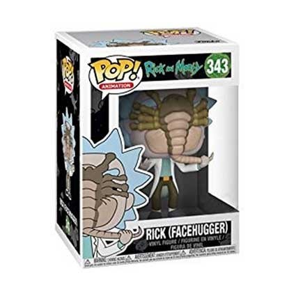 Figuren Pop! Rick und Morty Rick with Facehugger Limitierte Auflage Funko Pop Schweiz