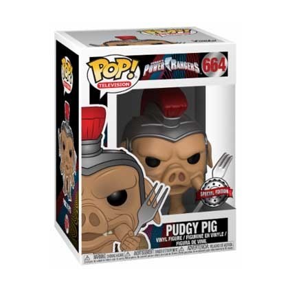 Figurine Pop! TV Power Rangers Pudgy Pig Edition Limitée Funko Pop Suisse