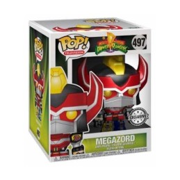 Figurine Pop! 15 cm Métallique Power Rangers Megazord Edition Limitée Funko Pop Suisse