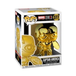 Figurine Pop! Marvel Studios 10 Anniversary Captain America Chrome Edition Limitée Funko Pop Suisse