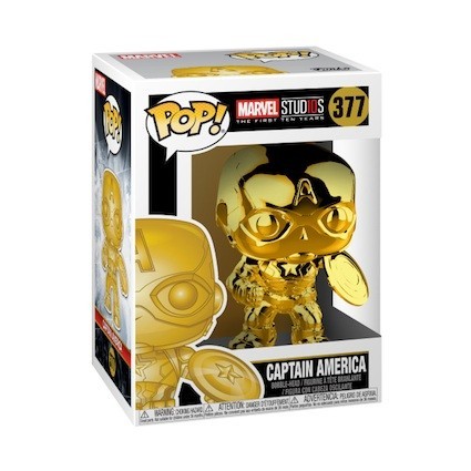 Figur Pop! Marvel Studios 10 Anniversary Captain America Chrome Limited Edition Funko Pop Switzerland