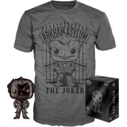 Figur Pop! and T-shirt DC Comics The Joker Chrome Limited edition Funko Pop Switzerland