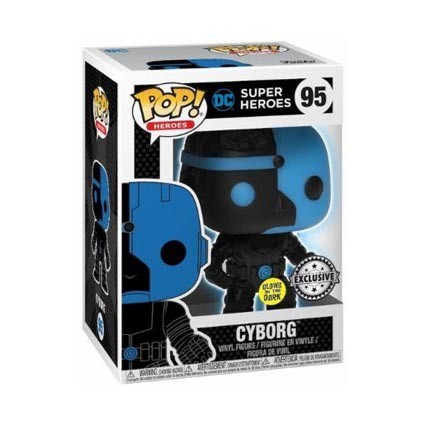 Figur Pop! Glow in the Dark DC Justice League Cyborg Silhouette Limited Edition Funko Pop Switzerland