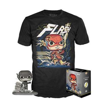 Figurine Pop! et T-shirt DC Comics Jim Lee Flash Edition Limitée Funko Pop Suisse
