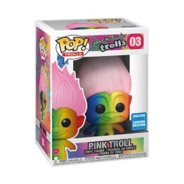 Figurine Pop! WonderCon 2020 Trolls Rainbow Troll avec Pink Hair Edition Limitée Funko Pop Suisse
