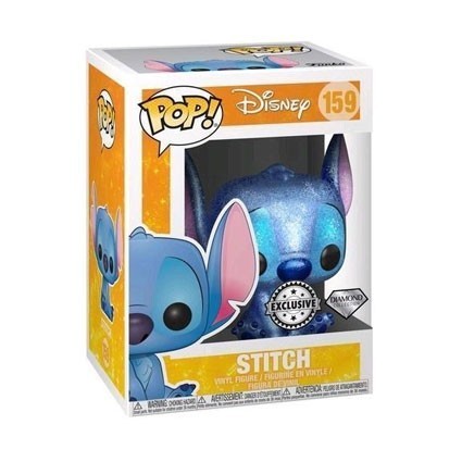 Figurine Pop! Diamond Disney Stitch Seated Glitter Edition Limitée Funko Pop Suisse