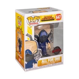 Figurine Pop! My Hero Academia All for One Charged Edition Limitée Funko Pop Suisse