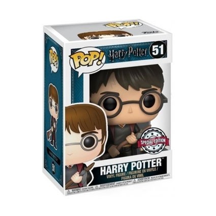 Figurine Pop! Harry Potter Harry avec Firebolt et Feather Edition Limitée Funko Pop Suisse