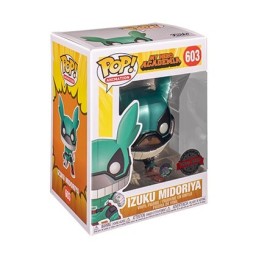 Figurine Pop! Métallique My Hero Academia Izuku Midoriya Deku avec Casque Edition Limitée Funko Pop Suisse