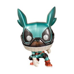 Figurine Pop! Métallique My Hero Academia Izuku Midoriya Deku avec Casque Edition Limitée Funko Pop Suisse