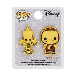 Figurine Pop! Pins Disney La Belle et le Bête Lumiere & Cogsworth Edition Limitée Funko Pop Suisse