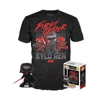 Figurine Pop! Phosphorescent et T-shirt Star Wars Kylo Ren Supreme Leader Edition Limitée Funko Pop Suisse