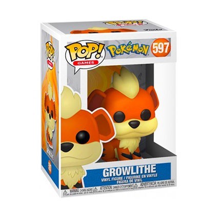 Figurine Pop! Pokemon Caninos (Growlithe) Rare Funko Pop Suisse