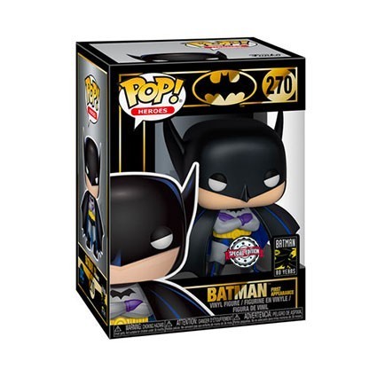 Figurine Pop! DC Comics Batman 80th Batman (First Appearance) Edition Limitée Funko Pop Suisse