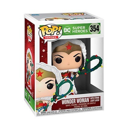 Figurine Pop! DC Comics Holiday Wonder Woman avec String Light Lasso Funko Pop Suisse