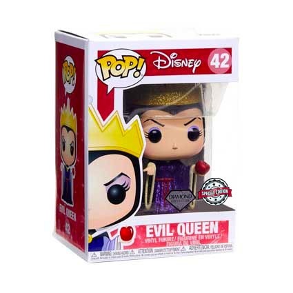 Figurine Pop! Diamond Disney Blanche Neige Evil Queen Glitter Edition Limitée Funko Pop Suisse