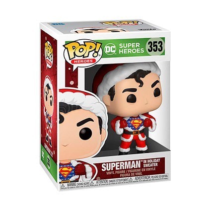 Figurine Pop! DC Comics Holiday Superman en Holiday Sweater Funko Pop Suisse