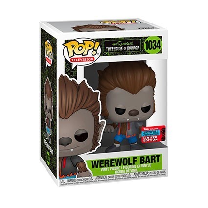 Figur Pop! NYCC 2020 The Simpsons Bart Werewolf Limited Edition Funko Pop Switzerland