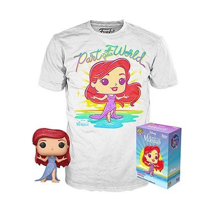 Figurine Pop! Diamond et T-shirt Disney La Petite Sirène Edition Limitée Funko Pop Suisse