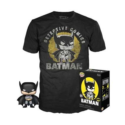 Figurine Pop! et T-shirt DC Comics Batman Sun Faded Edition Limitée Funko Pop Suisse