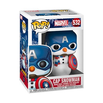 Figuren Pop! Marvel Holiday Captain America (Selten) Funko Pop Schweiz