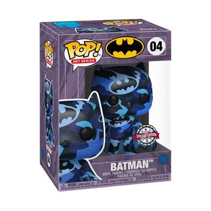 Figurine Pop! Artist Series Batman Bleu et Noir Edition Limitée Funko Pop Suisse